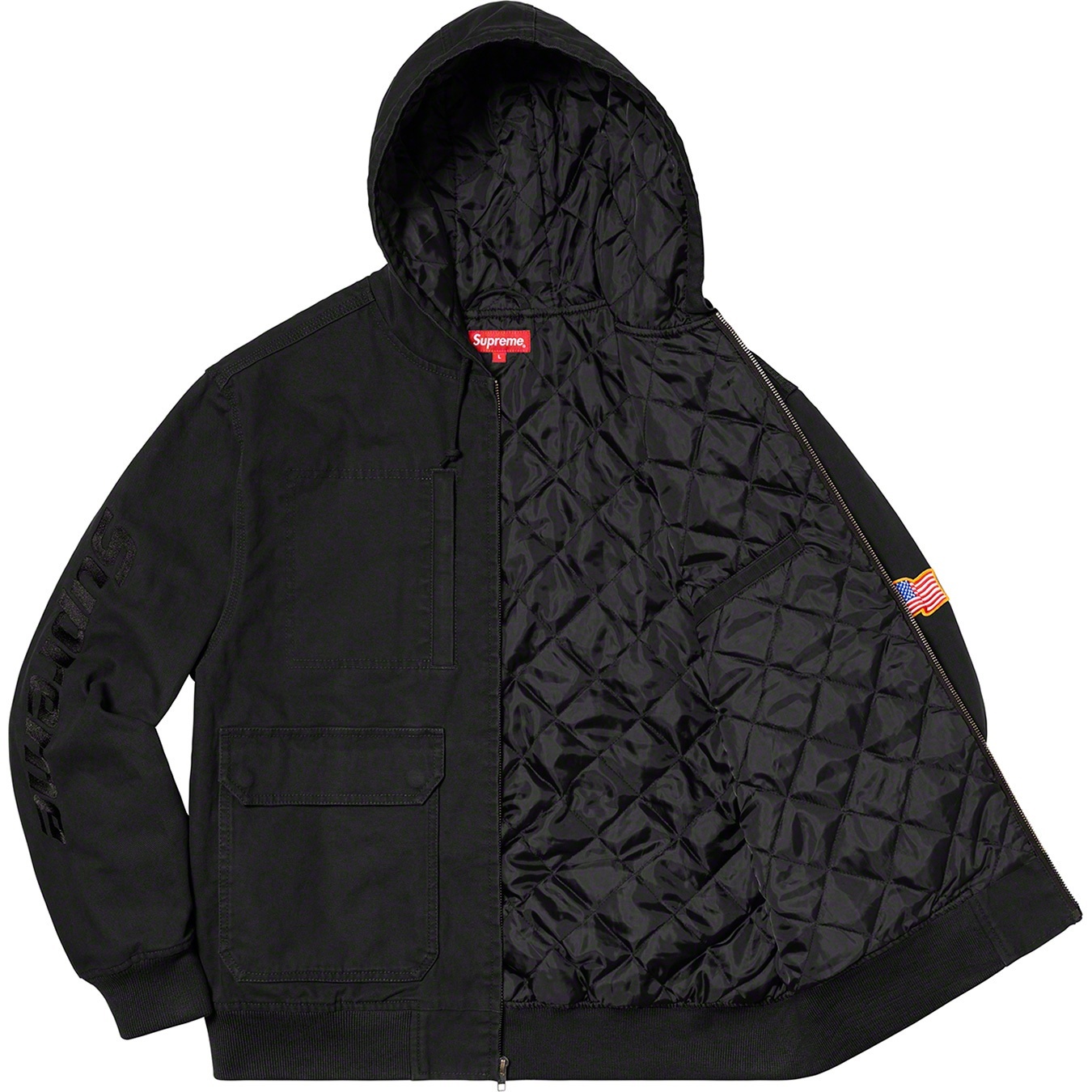 Canvas Hooded Work Jacket view 9